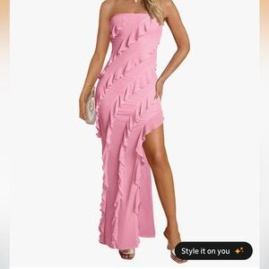 Zesica Pink Formal Dress